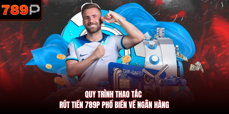 Quy trình thao tác rút tiền 789P phổ biến về ngân hàng